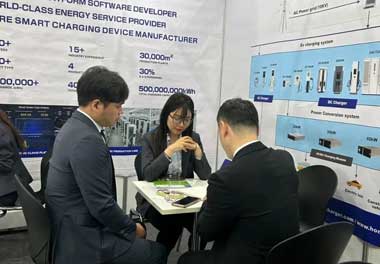 鴻嘉利新能源亮相韓國展會，為全球充電行業貢獻“中國力量”(圖4)