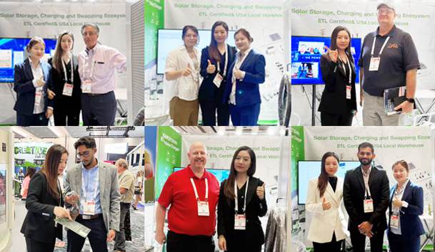 全球共振·零碳同行|鴻嘉利全新光儲(chǔ)充方案閃耀RE+2025(圖6)