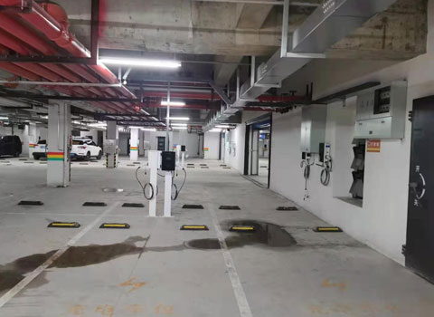 重慶7kw立柱壁掛式交流充電樁重慶萬州區恒產項目案例(圖2)