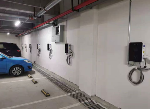 重慶7kw立柱壁掛式交流充電樁重慶萬州區恒產項目案例(圖4)