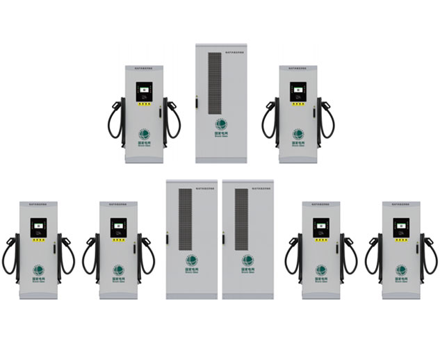 國網240KW四槍/480KW八槍分體立式直流充電樁